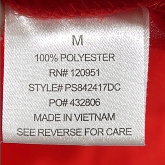 Pink Rose Red Scoop Neck Short Sleeve Blouse Size M - Picture 6 of 7